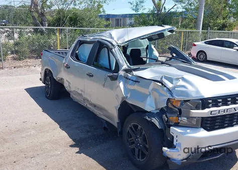 2022 Chevrolet Silverado 1500 Ltd 2Wd Short Bed Custom from USA, damaged, VIN 1GCPWBEK5NZ143032
